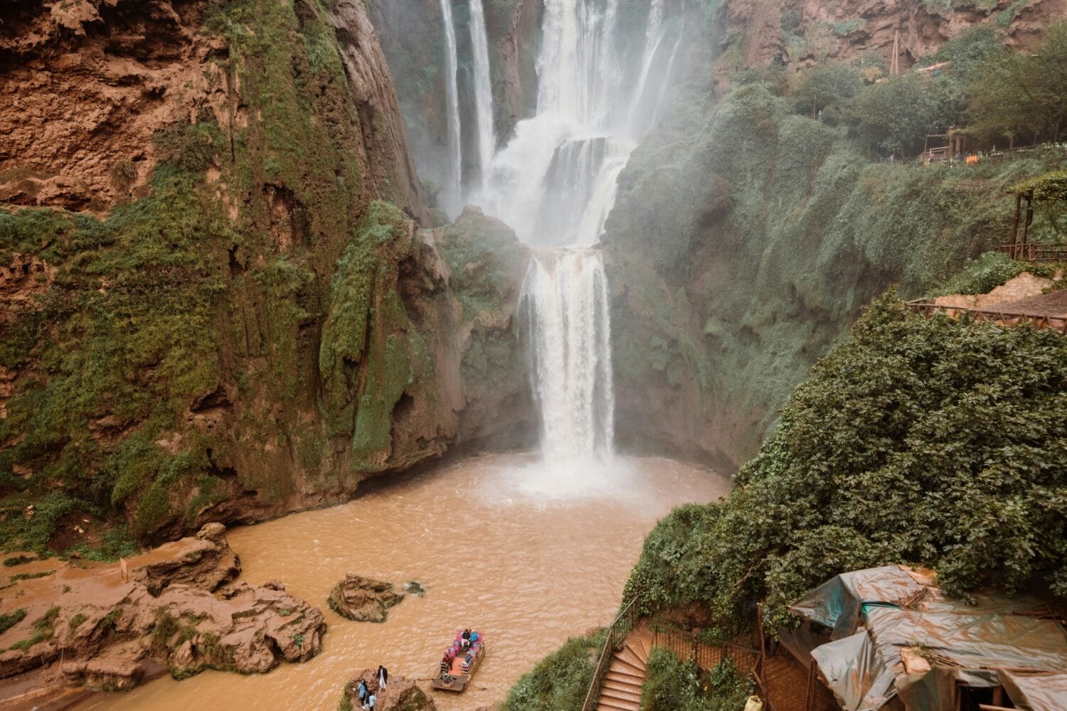 Day trip from Marrakech to Ouzoud waterfalls