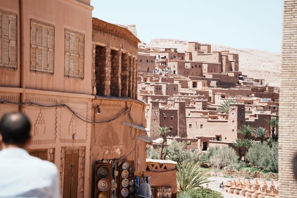 Ait Benhaddou Kasbah in Morocco, a historic fortified village near Ouarzazate