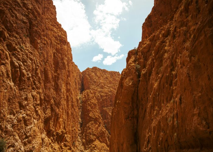 Todra Gorges canyon in Morocco